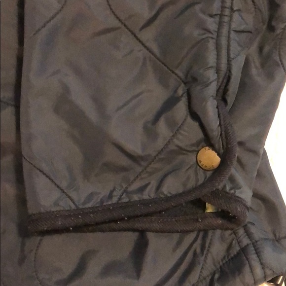Navy fleece lined quilted coat from J.Crew - Picture 4 of 11